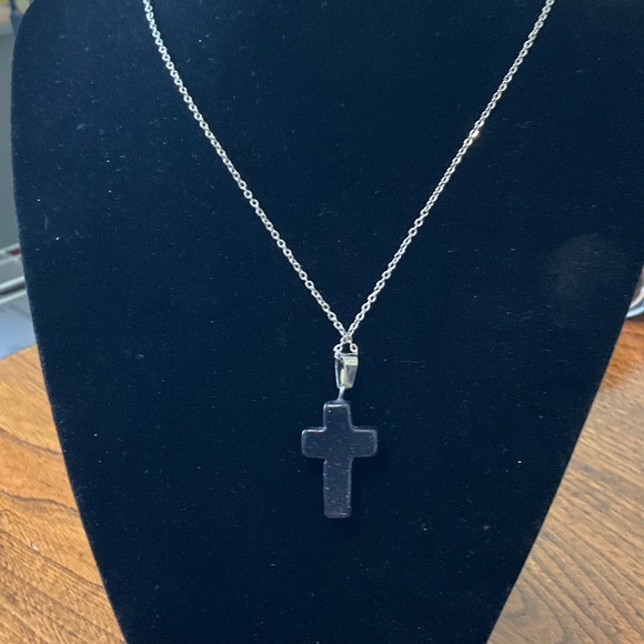 Jewelry - 3 for $20 item - Black Cross Pendant Necklace